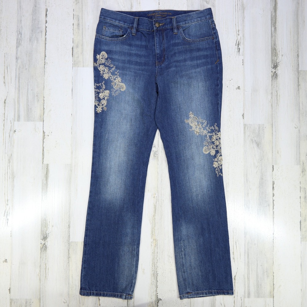 Ralph Lauren Jeans Co Womens 8 Premium Embroidered Leg Boho